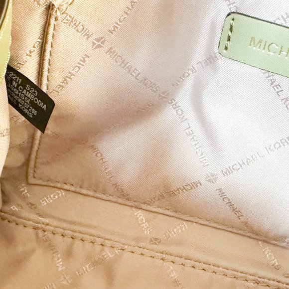 Michael Kors Sheila Small Satchel Shoulder Crossbody Bag Light Sage - Picture 11 of 12